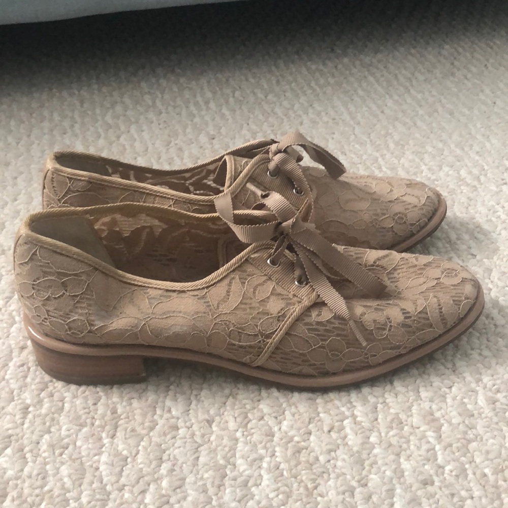 Adrianna Papell Lace Up Flats